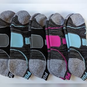 🔥 Puma black Coolmax no show socks 5 pair, NWOT